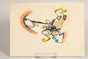 Piet Ouborg - Fantasievoorstelling, zeldzame litho, handgekleurd kopen? Bied vanaf 190!