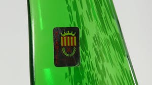 Niet of onleesbaar gesigneerd - Glas, Groene schaal kopen? Bied vanaf 1!