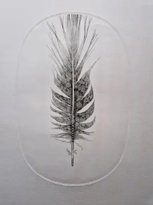 Gerard van Rooy - Ovale ets/aquatint "fazantveer" 1978 - potloodgesigneerd - E.A. exemplaar kaufen? Bieten Sie von 39!