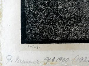 Rudolf Bremmer - Houtsnede kopen? Bied vanaf 45!