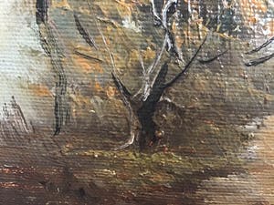 Niet of onleesbaar gesigneerd - Bospad. kopen? Bied vanaf 1!