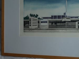 Peter van der Heijden - Ets en aquatint , Belgische brievenbussen – gesigneerd – 1977 – nr 1 van 12 kopen? Bied vanaf 50!