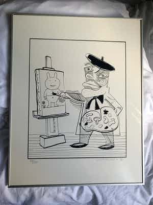 Kamagurka - Realisme op doek verkocht voor € 125!