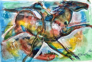 Erwin de Vries - Lady in blue kopen? Bied vanaf 450!