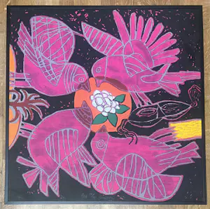 Corneille - Zeefdruk op canvas gesigneerd en ingelijst Traviata kopen? Bied vanaf 1500!