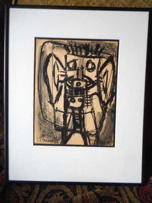 Karel Appel - REFLEX 1 - 1948 verkocht voor € 150!