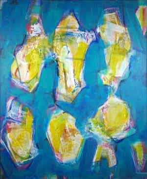 Christine Spierings - Olieverf op doek, Moving (Groot) verkocht voor € 1!