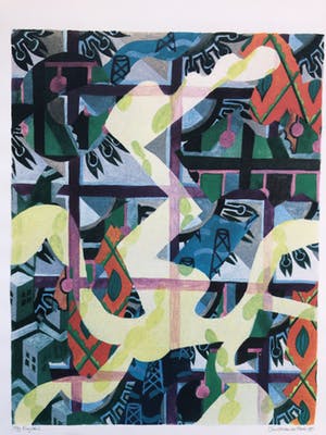 Christie van der Haak - serie van 3 zeefdrukken: Energieen 1,2, & 3 kopen? Bied vanaf 1!