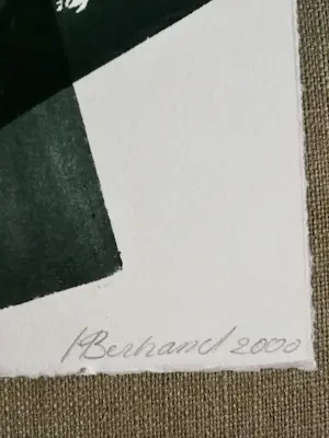 Hans Bertrand - Houtsnede kopen? Bied vanaf 10!
