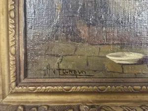 Hendrikus van Langen - Laat 19e-eeuwse Hollandse genreschilderkunst in historiserende stijl kopen? Bied vanaf 150!