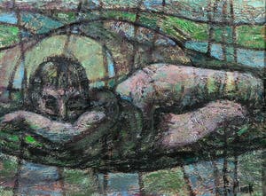 Piet van Mook - Olieverf op doek, Abstract - Ingelijst kopen? Bied vanaf 1!