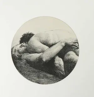 Aat Veldhoen - Rotaprint, Zonder titel - Ingelijst kopen? Bied vanaf 50!