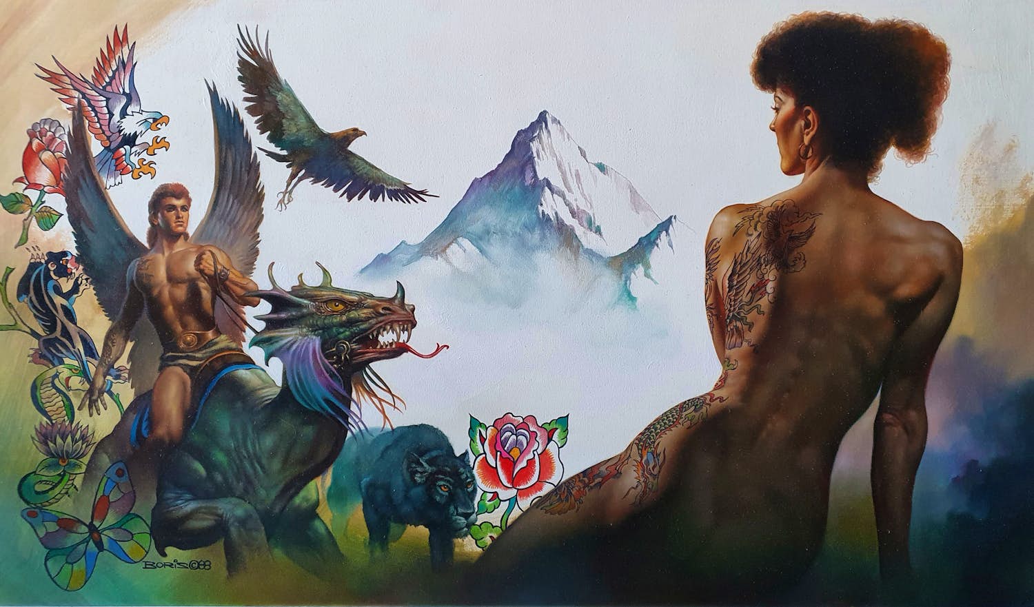 AcheterBoris Vallejo - Living Tattoos? Enchérissez de 4200!