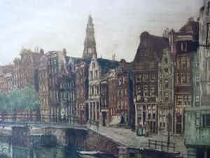 Petrus Johannes Teunissen - Amsterdam - O.Z. Voorburgwal verkocht voor € 45!