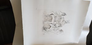 Leonor Fini - Croquis: Diner kopen? Bied vanaf 40!