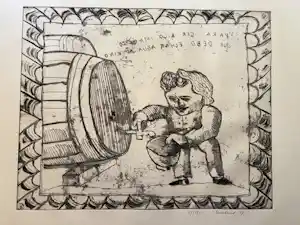 Lucebert - **Prijs Verlaagd** Spaanse Snaak (1967) – Originele ets, handgesigneerd (24/190) kopen? Bied vanaf 189!