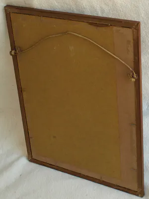 Niet of onleesbaar gesigneerd - Ingelijste aquarel , Stilleven met fles, pot, theedoek en zeepaardje - 1940 kopen? Bied vanaf 1!