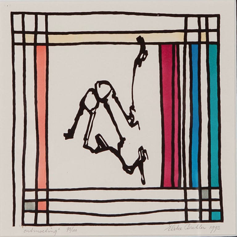 Elske Brehler - Ontmoeting - Litho met aquarel op papier - 1993 - 95/100 - gesigneerd kopen? Bied vanaf 10!