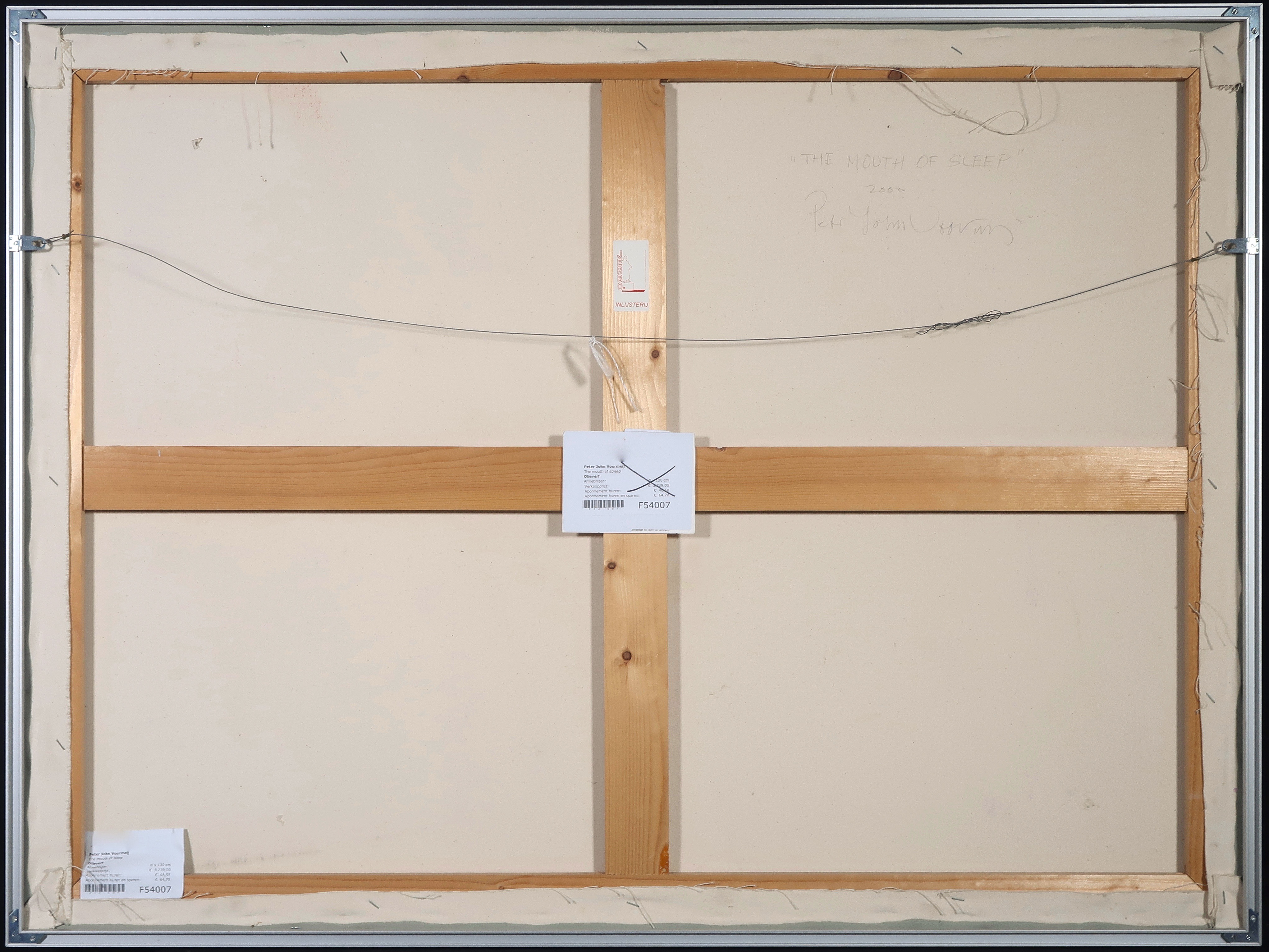 Peter John Voormeij - Olieverf op doek, The mouth of sleep - Ingelijst (Groot) kopen? Bied vanaf 300!