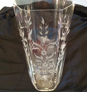 Cenedese - Giovanni - handgeslepen vaas, gesigneerd kopen? Bied vanaf 49!