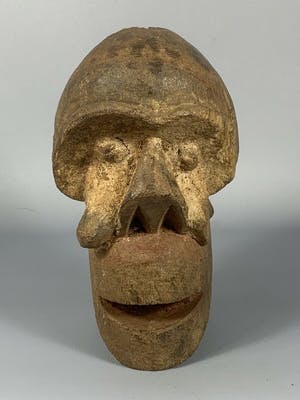 Bakongo - 190342 - Tribal used African double Mask from the Bakongo - Congo. kopen? Bied vanaf 35!