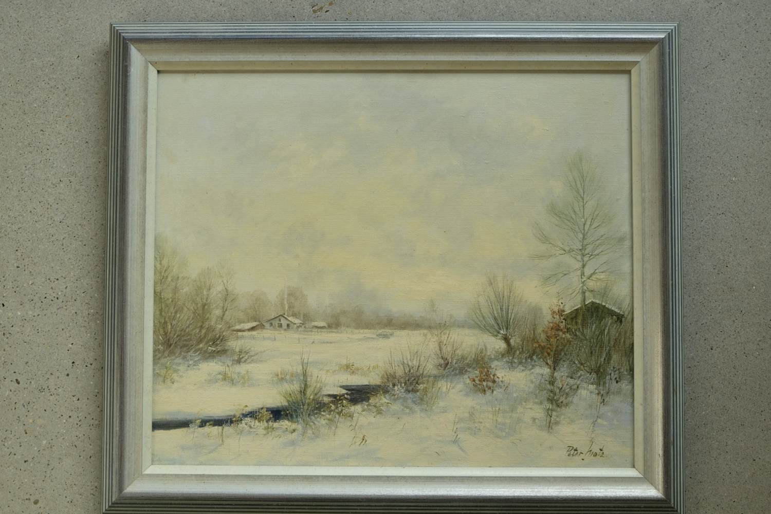 Peter Motz - Winterlandschap kopen? Bied vanaf 200!
