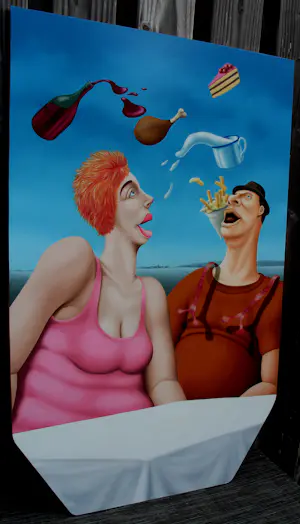 Sven Hoekstra - Olieverf op board - 2000 kopen? Bied vanaf 1500!