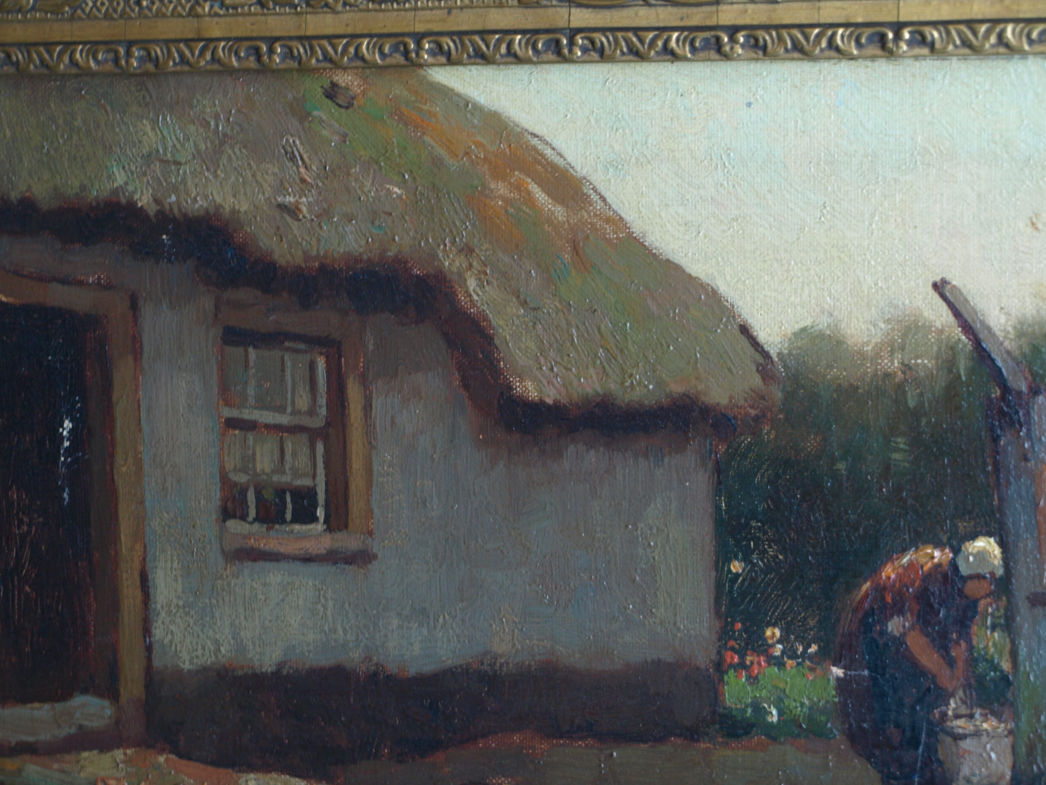 Jan Simon Knikker (sr.) - onder pseudoniem H. Endlich, Boerenerf – gesigneerd & ingelijst kopen? Bied vanaf 1!