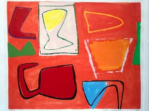 Dolf Verlinden - Zonder Titel - Handgesigneerd & Ingelijst met Passepartout (1995) kopen? Bied vanaf 130!