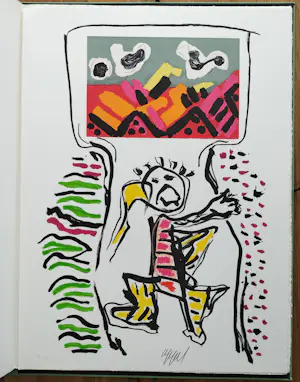 Karel Appel - Tantrika 1 compleet met 5 lithos kopen? Bied vanaf 3500!