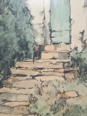 Gerard Wiegman - 1875-1964 AQUAREL TEKENING THORN LIMBURG INGELIJST GESIGNEERD 1900s kopen? Bied vanaf 65!