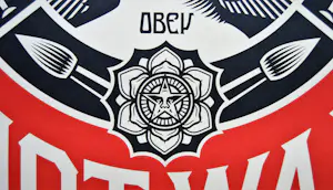 Shepard Fairey - MAKE ART NOT WAR - Gesigneerd kopen? Bied vanaf 10!