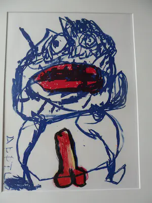Karel Appel - Litho uit portfolio 'One Cent Life' kopen? Bied vanaf 120!