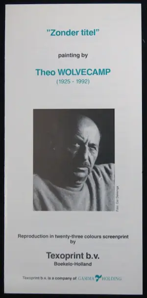 Theo Wolvecamp - "zonder titel" kopen? Bied vanaf 20!
