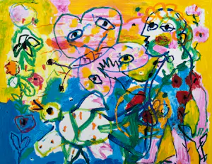 Hans Truijen - handgesigneerde zeefdruk | 'Happy day' | 1993 kaufen? Bieten Sie von 200!