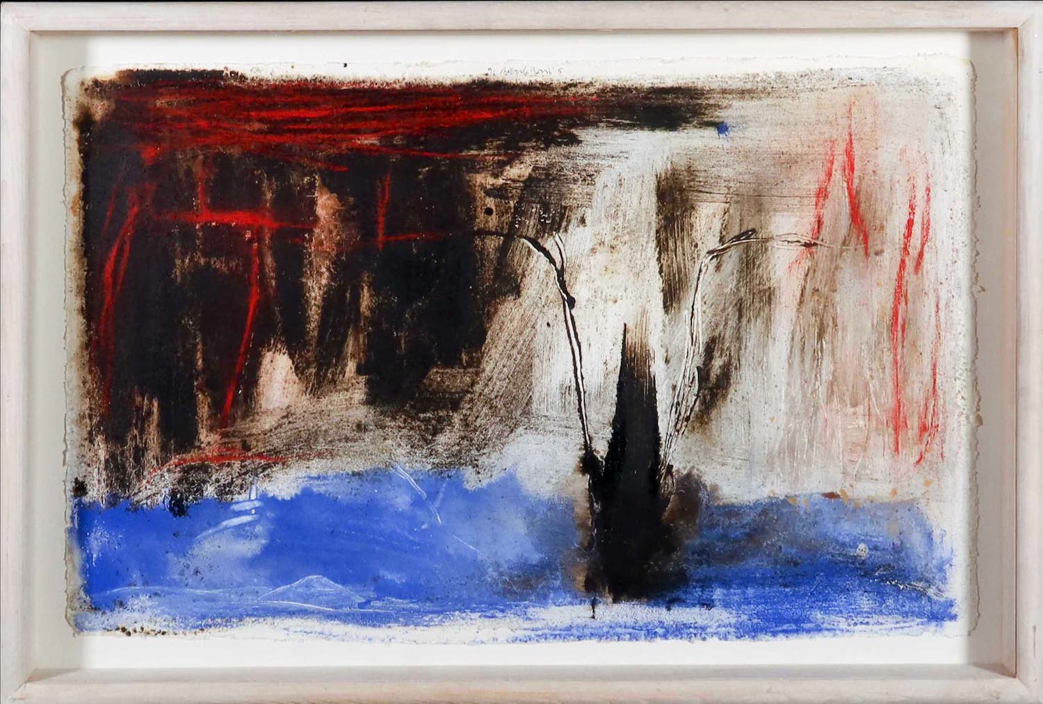 Raffaele Rossi - Gemengde techniek op papier, Sacra Coppa - Ingelijst verkocht voor € 1!