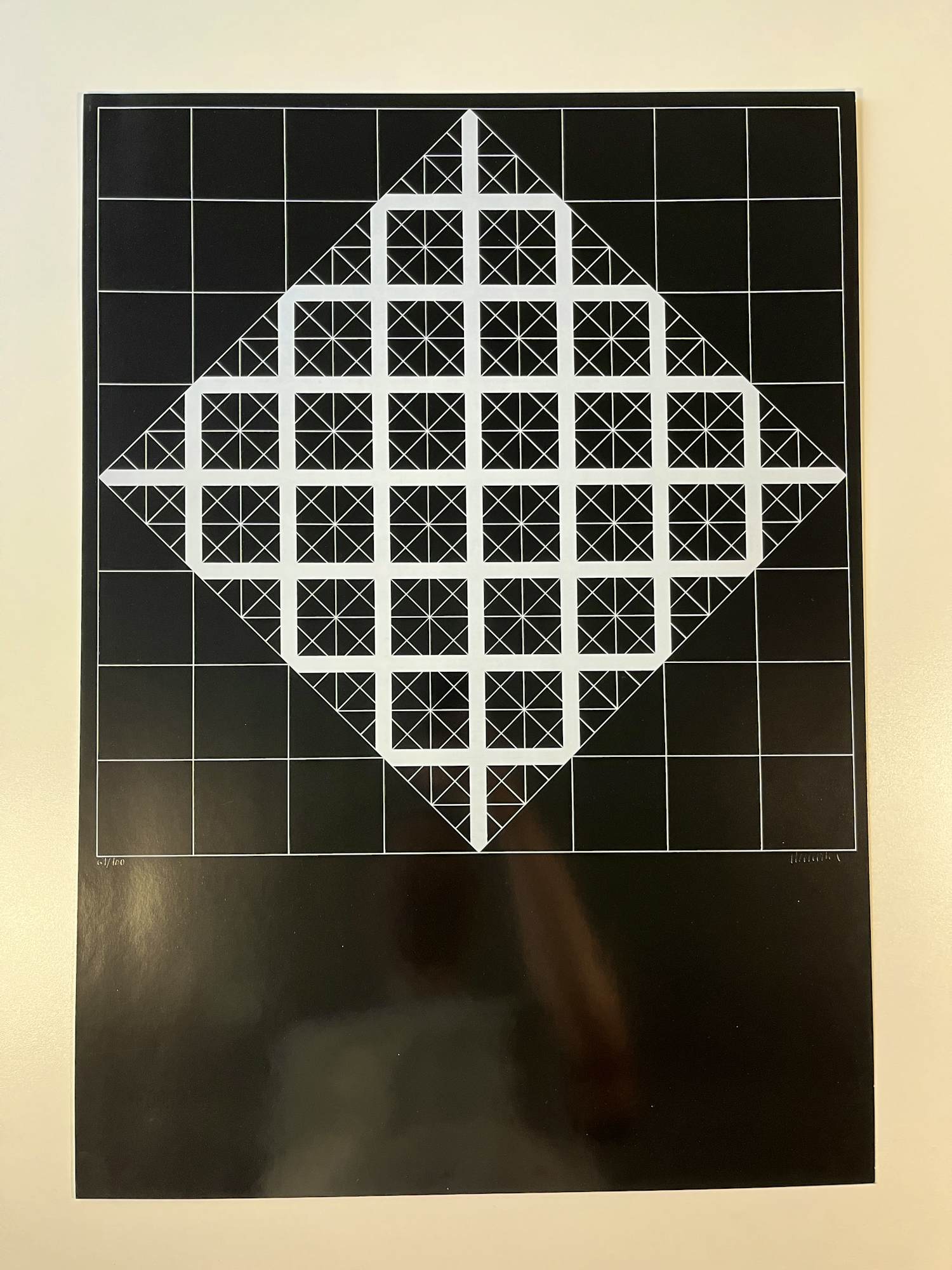 Mark Verstockt - map met 2 geometrische werken kopen? Bied vanaf 350!