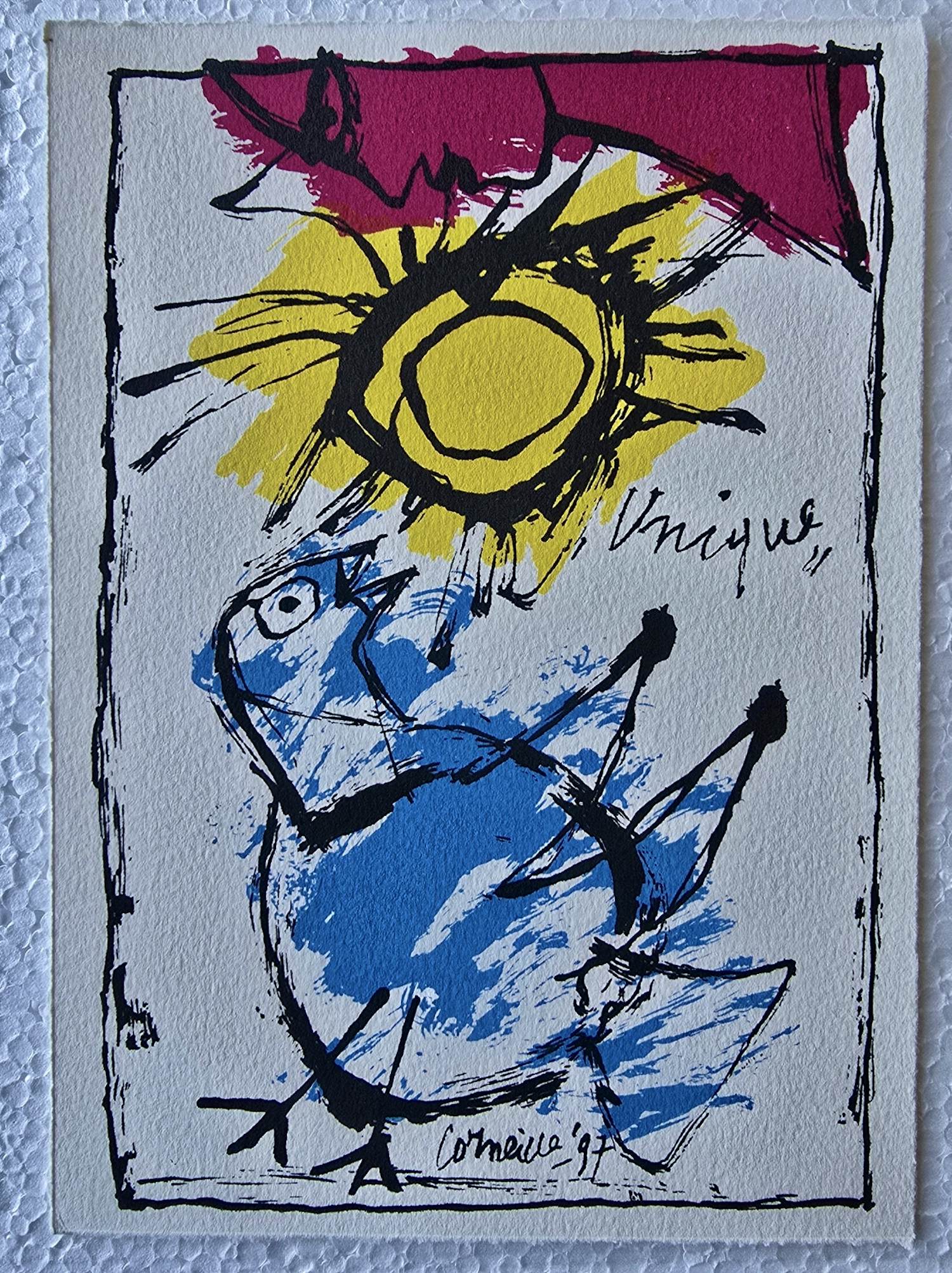 Corneille - Unique - zeefdruk - 1997 kopen? Bied vanaf 59!