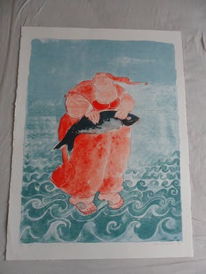 AcheterAda Breedveld - Litho, Titel, Sea Woman? Enchérissez de 50!