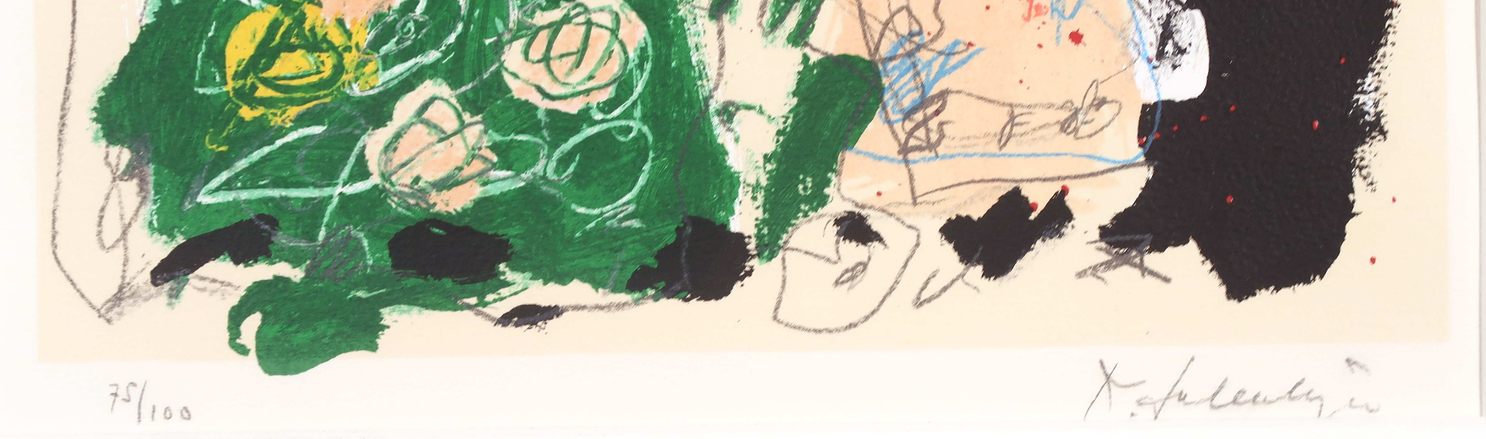 Kees Salentijn - Zeefdruk, Vestidos VI - Ingelijst kopen? Bied vanaf 40!