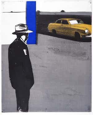 Peter Bes - Kleurenets en aquatint, Vroeg voorjaar verkocht voor € 35!