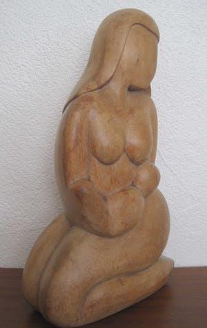 Niet of onleesbaar gesigneerd - Moeder en kind. kopen? Bied vanaf 10!