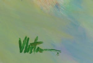 Kees Vlietman - Olieverf op papier, Noordzee I - Ingelijst (Groot) kopen? Bied vanaf 100!