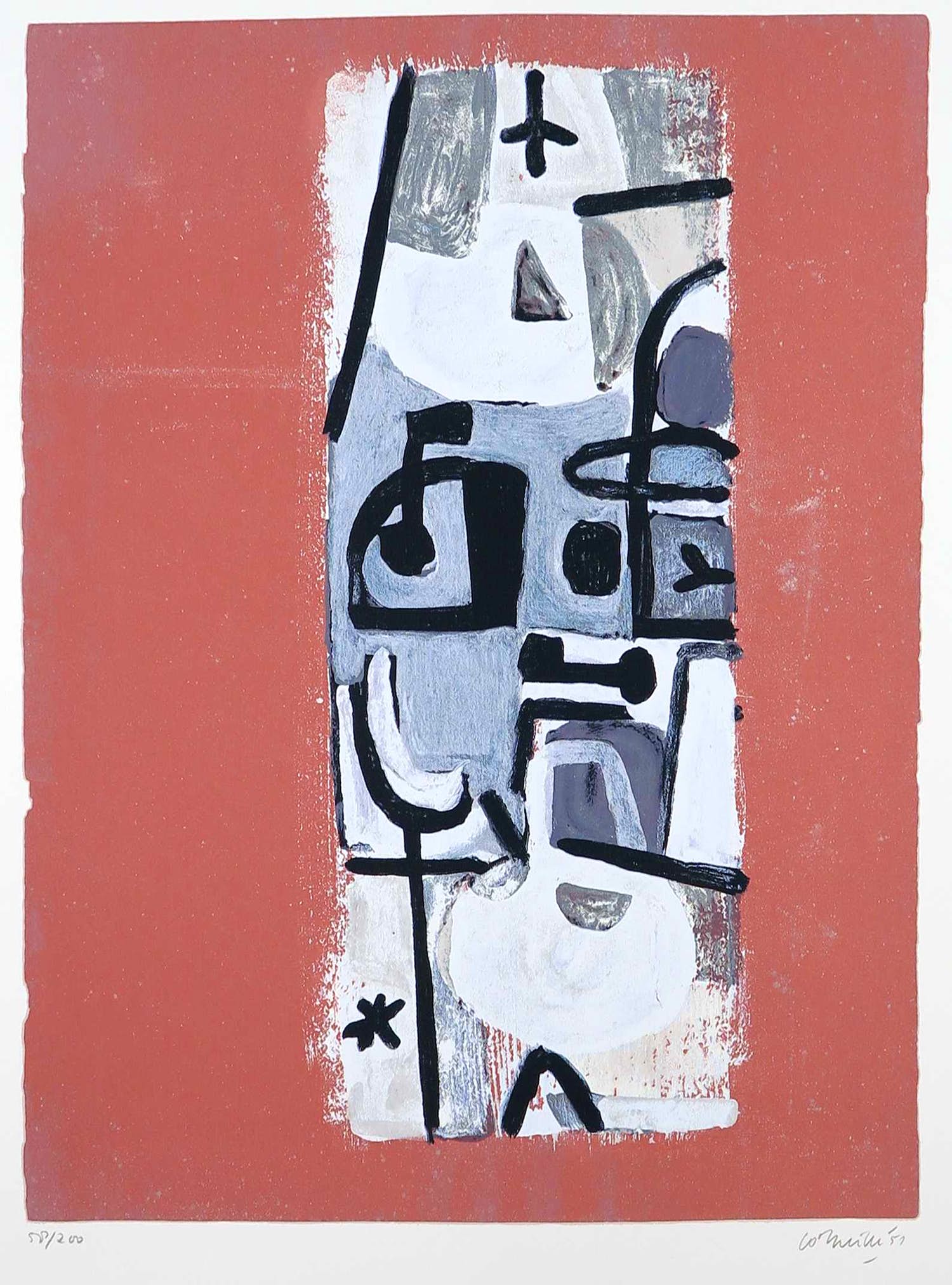 Corneille - Zeefdruk, Charlie Parker verkocht voor € 100!