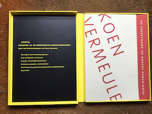 Koen Vermeule - De kreeftgang en andere bewegingen, Signature XII, cassette + 6 kleurhoutsneden kopen? Bied vanaf 400!