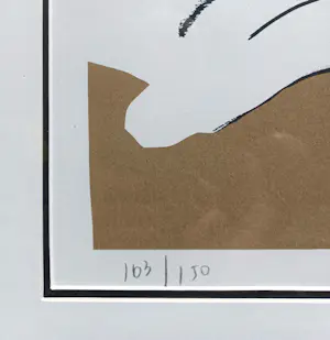 Hugo Claus - Europa ontvoerd door Zeus, zeefdruk (prachtig ingelijst, groot) kopen? Bied vanaf 295!