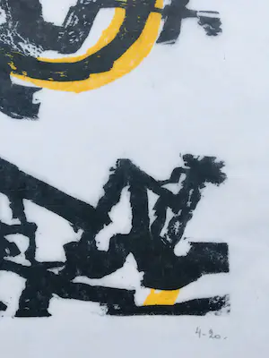 Jef Diederen - zeldzame litho op Japans papier - 1958 - oplage 20 kopen? Bied vanaf 85!