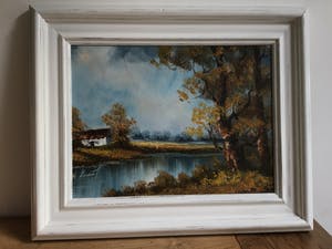 Henner Knauf - Bomen aan de waterkant. kopen? Bied vanaf 1!