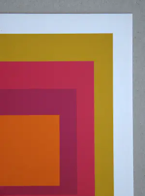 Josef Albers - Homage to the Square - La Tehuana - Zeefdruk - 1971 kopen? Bied vanaf 100!