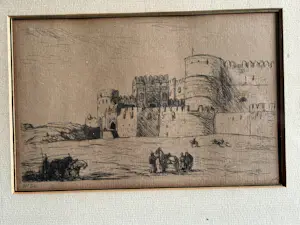 Marius Bauer - Stadsgezicht Midden Oosten met ruiters kopen? Bied vanaf 350!